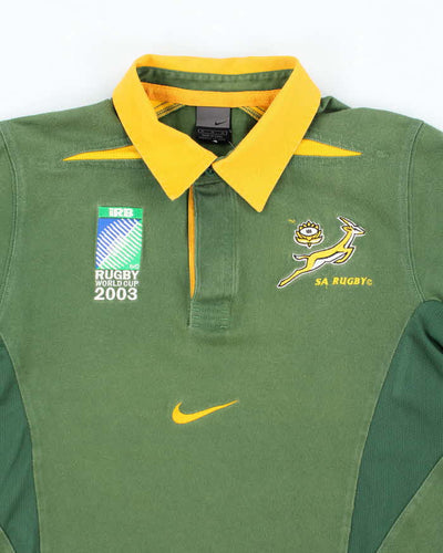 Vintage 00s Nike Rugby World Cup 2003 Polo Shirt - M
