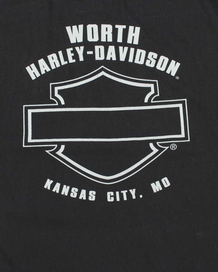 Vintage 2000's Harley Davidson Ride of the Living Dead Graphic T-Shirt - XL
