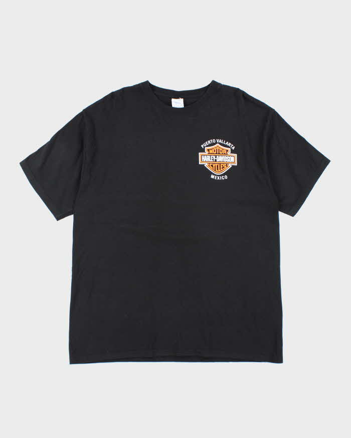 Vintage 2000's Harley Davidson Mexico Graphic T-Shirt - XL