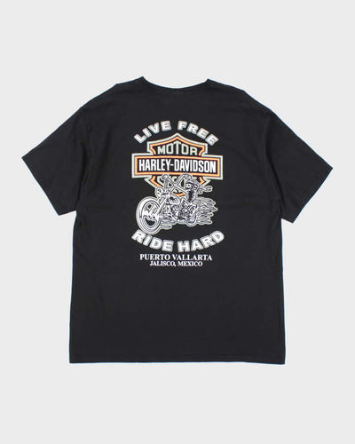 Vintage 2000's Harley Davidson Mexico Graphic T-Shirt - XL
