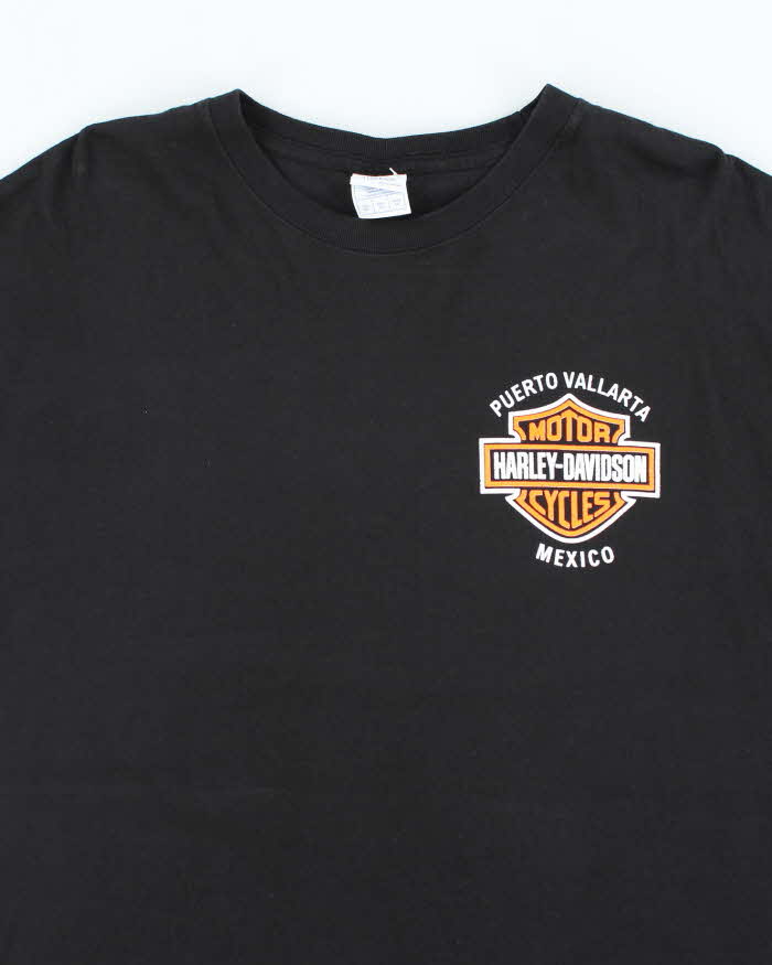 Vintage 2000's Harley Davidson Mexico Graphic T-Shirt - XL