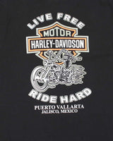 Vintage 2000's Harley Davidson Mexico Graphic T-Shirt - XL