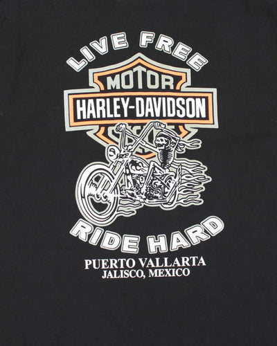 Vintage 2000's Harley Davidson Mexico Graphic T-Shirt - XL