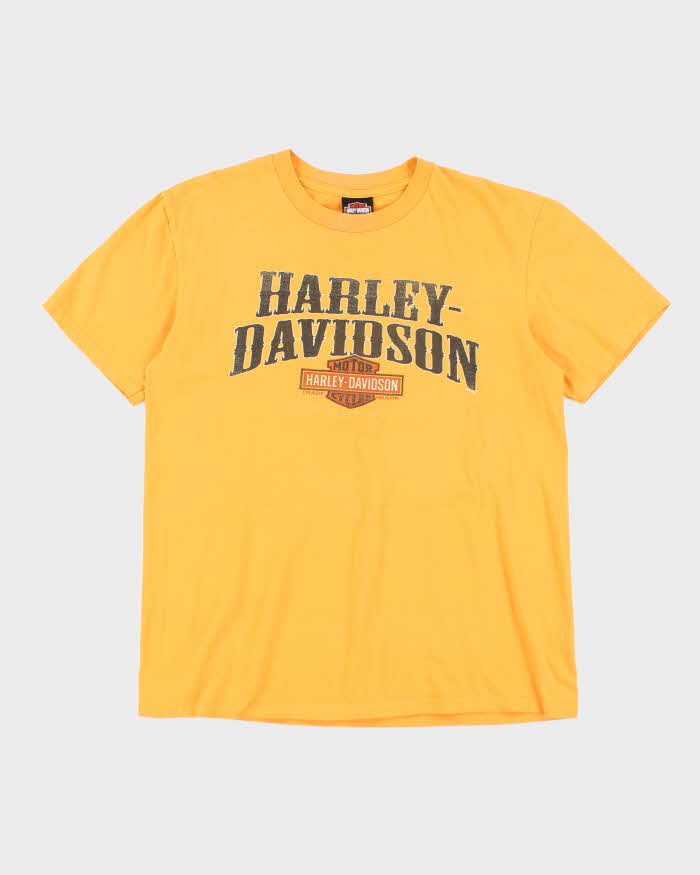 Vintage Harley Davidson Spell Out Logo T-Shirt - L