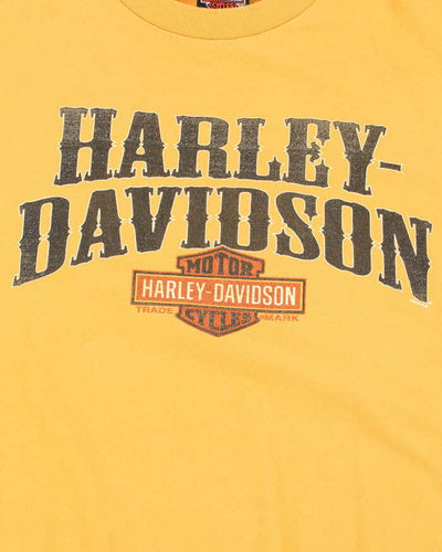 Vintage Harley Davidson Spell Out Logo T-Shirt - L