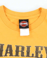 Vintage Harley Davidson Spell Out Logo T-Shirt - L