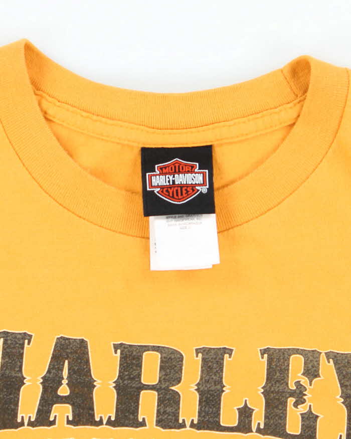 Vintage Harley Davidson Spell Out Logo T-Shirt - L