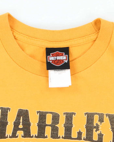 Vintage Harley Davidson Spell Out Logo T-Shirt - L
