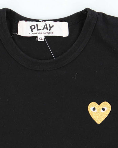 Comme Des Garcons Black Short Sleeve T-shirt - L