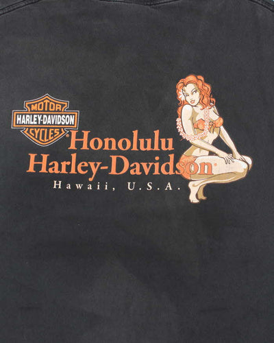 Vintage Harley Davidson Honolulu Graphic T-Shirt - XL