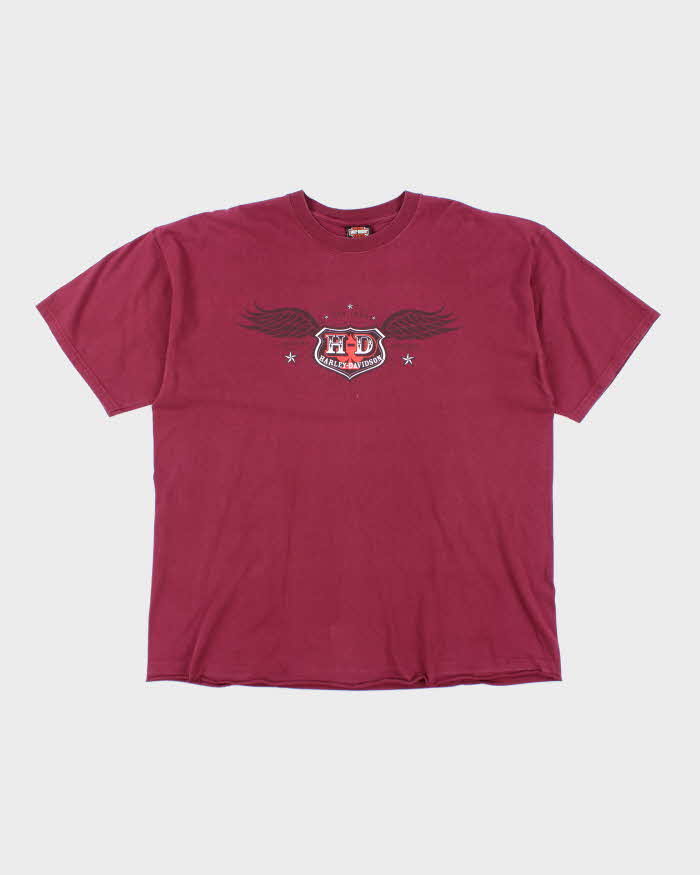 Vintage Harley Davidson Winged Logo T-Shirt - XL