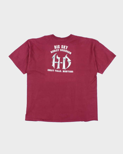 Vintage Harley Davidson Winged Logo T-Shirt - XL