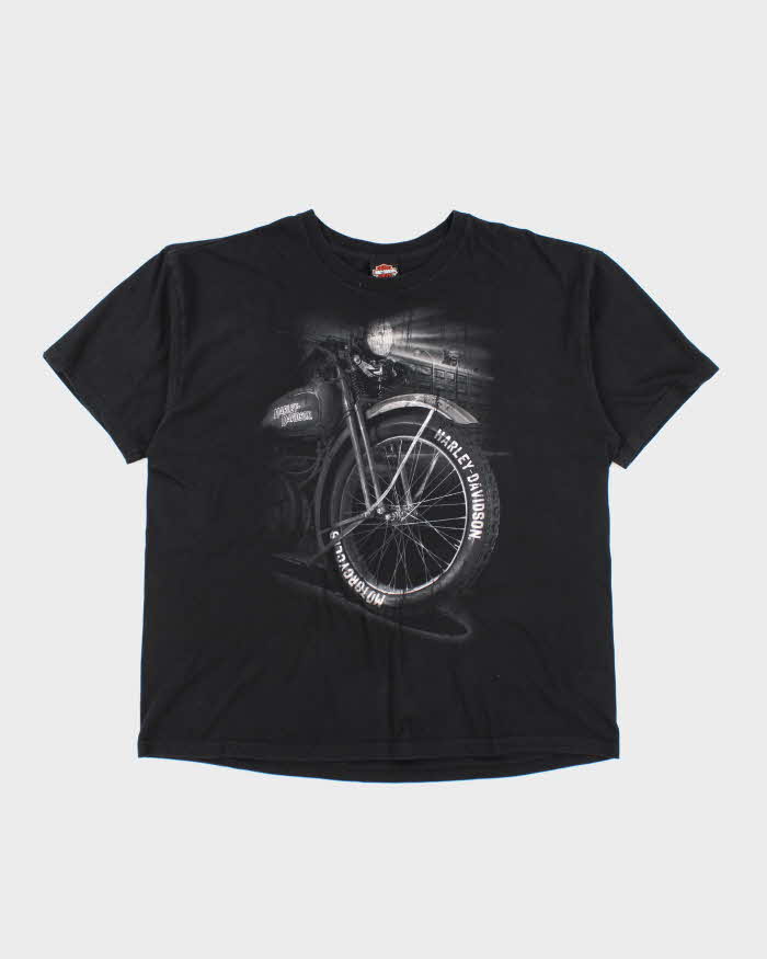 Vintage 2000's Harley Davidson Motorbike Graphic T-Shirt - XL