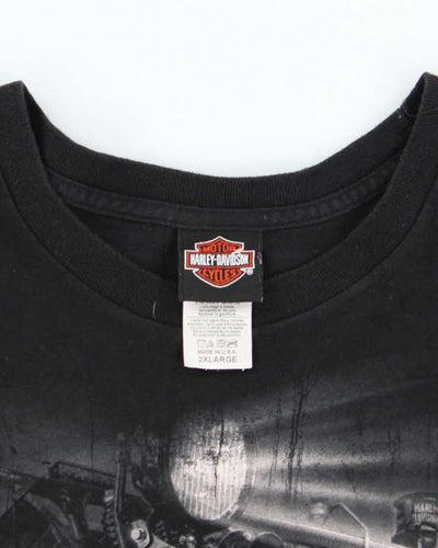 Vintage 2000's Harley Davidson Motorbike Graphic T-Shirt - XL