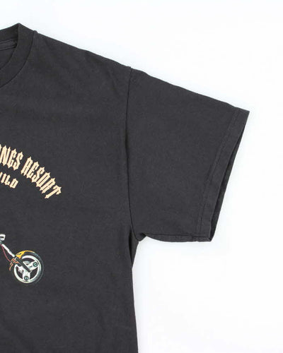 Vintage 2000's Moose Biker Graphic T-Shirt - M