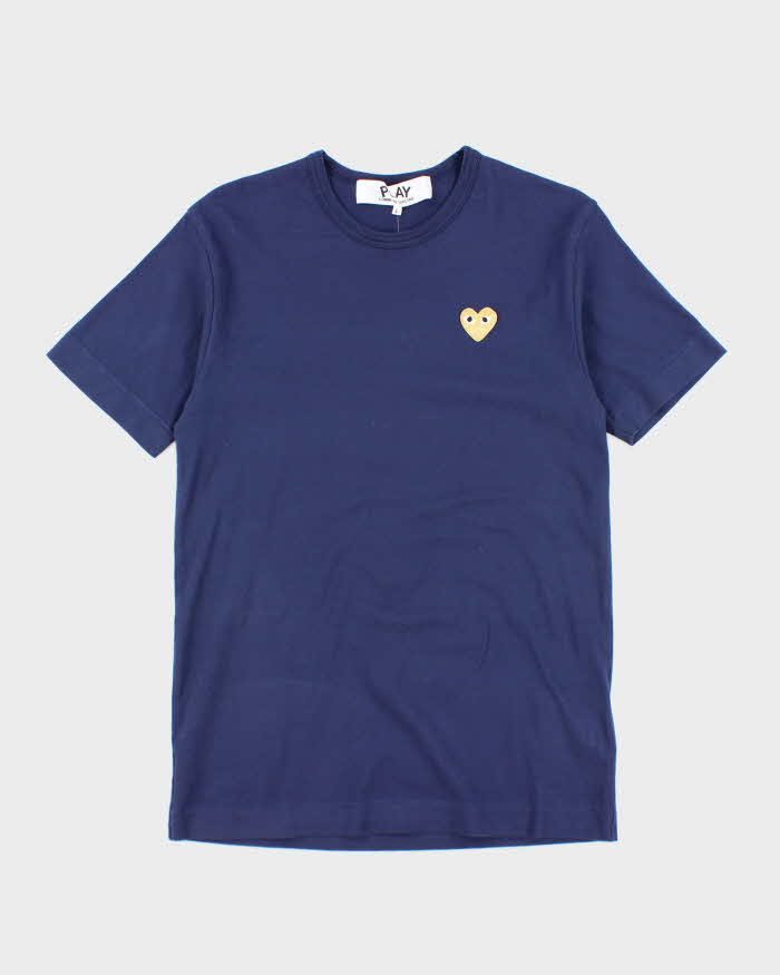 Comme Des Garcons Navy Short Sleeve T-shirt - L