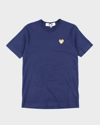 Comme Des Garcons Navy Short Sleeve T-shirt - L