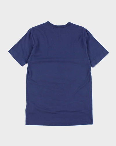 Comme Des Garcons Navy Short Sleeve T-shirt - L