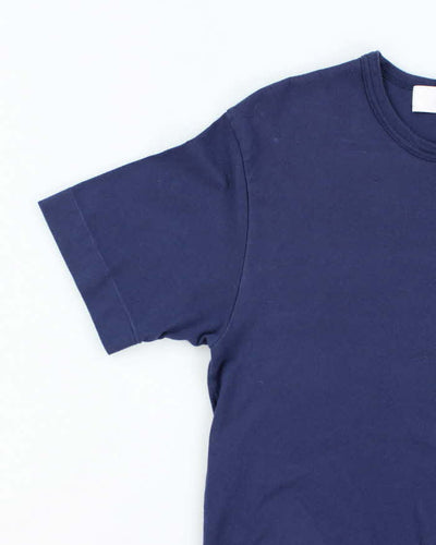 Comme Des Garcons Navy Short Sleeve T-shirt - L