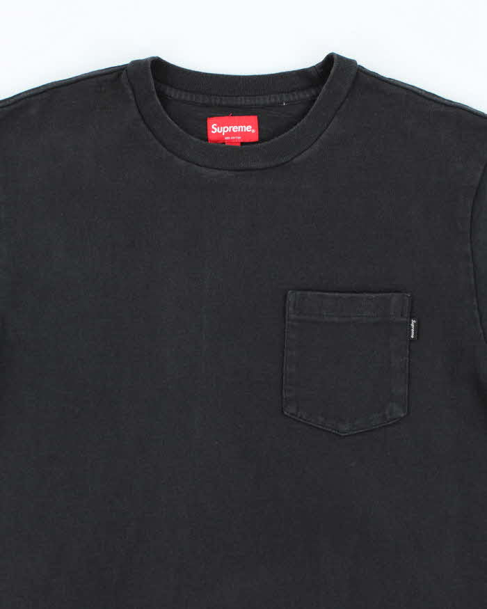 Supreme Black Short Sleeve T-shirt - M