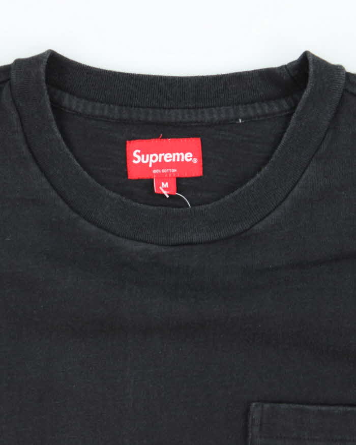 Supreme Black Short Sleeve T-shirt - M