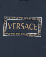 Versace Navy Short Sleeve T-shirt - XL
