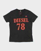Vintage Y2k 00s Diesel Short Sleeve T-shirt - M