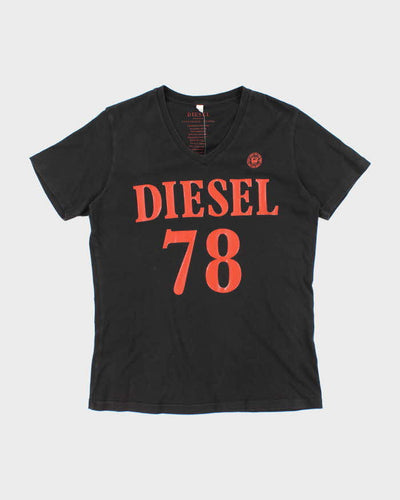 Vintage Y2k 00s Diesel Short Sleeve T-shirt - M