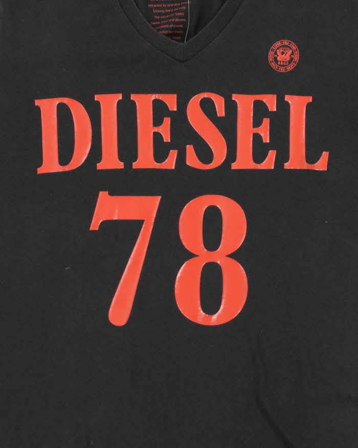 Vintage Y2k 00s Diesel Short Sleeve T-shirt - M