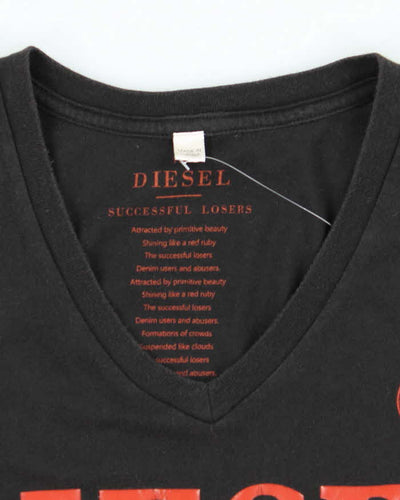 Vintage Y2k 00s Diesel Short Sleeve T-shirt - M