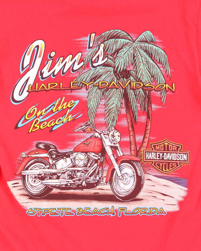 Vintage Y2k 00s Harley Davidson T-shirt - S