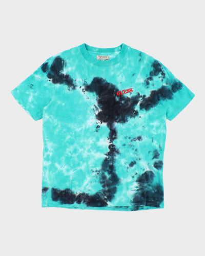 Vintage Y2k 00s Guess Oversized Tie-Dye T-shirt - M