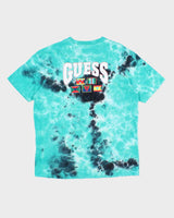 Vintage Y2k 00s Guess Oversized Tie-Dye T-shirt - M