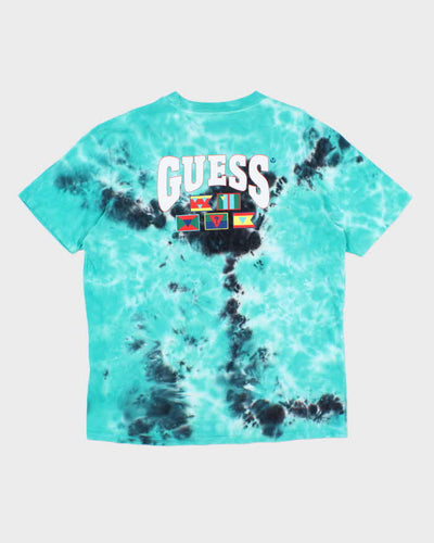 Vintage Y2k 00s Guess Oversized Tie-Dye T-shirt - M