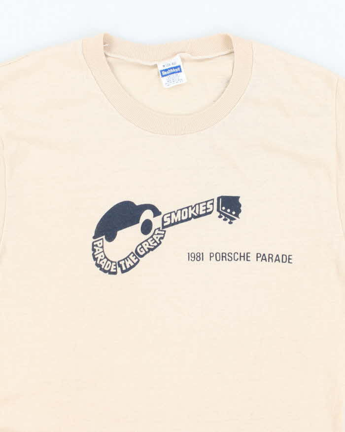 Vintage 80s Porche Parade Single Stitch T-shirt - S