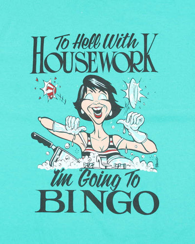 Vintage 90s Im Going To Bingo Single Stitch T-shirt - XL
