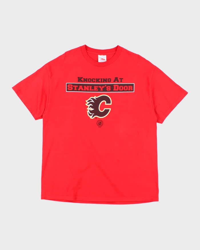 Vintage 00s NHL Calgary Flames T-shirt - XL