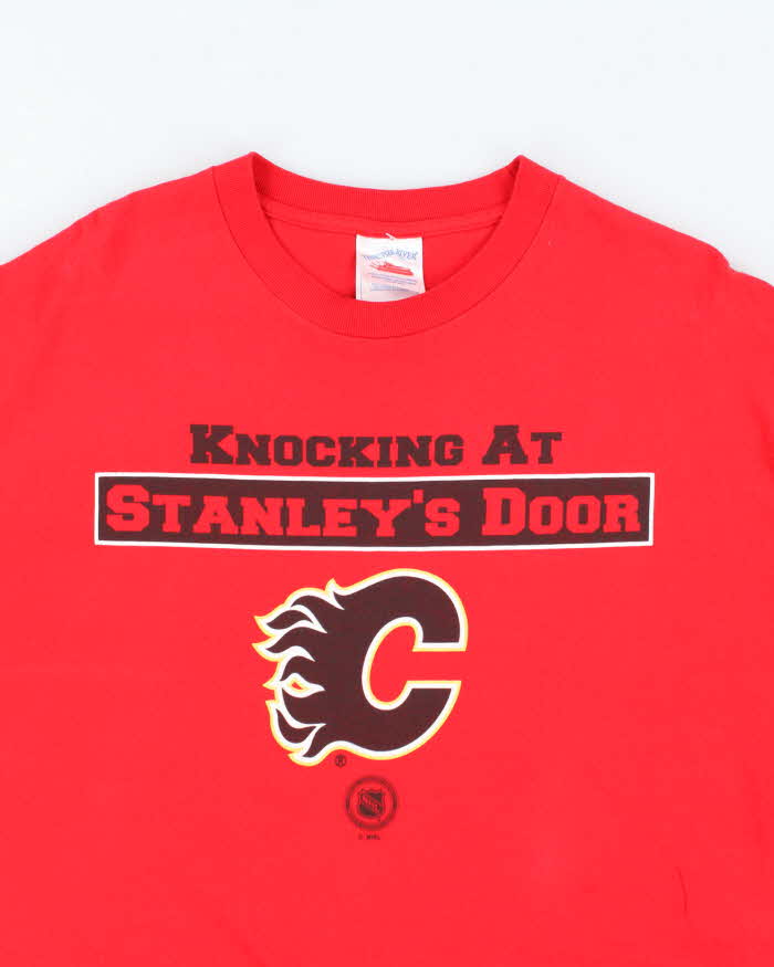 Vintage 00s NHL Calgary Flames T-shirt - XL
