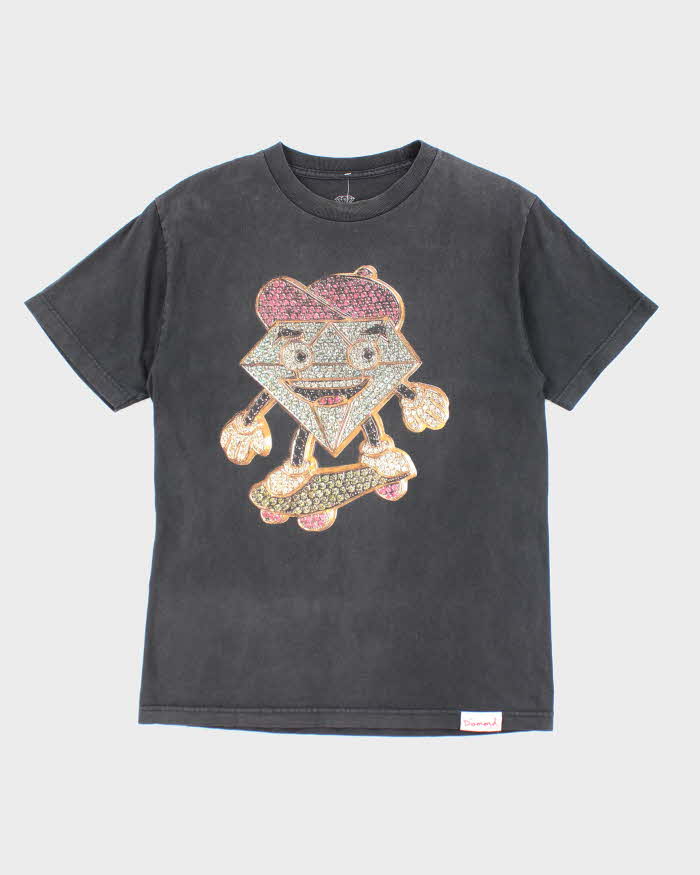 Vintage Y2k 00s Diamond Graphic T-shirt - M