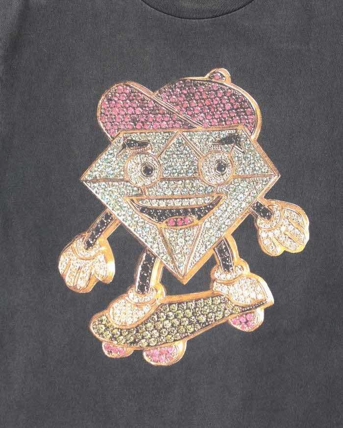Vintage Y2k 00s Diamond Graphic T-shirt - M