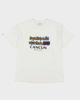 Vintage Y2K Cancun Souveinir Slogan T-Shirt - L