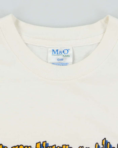 Vintage Y2K Cancun Souveinir Slogan T-Shirt - L