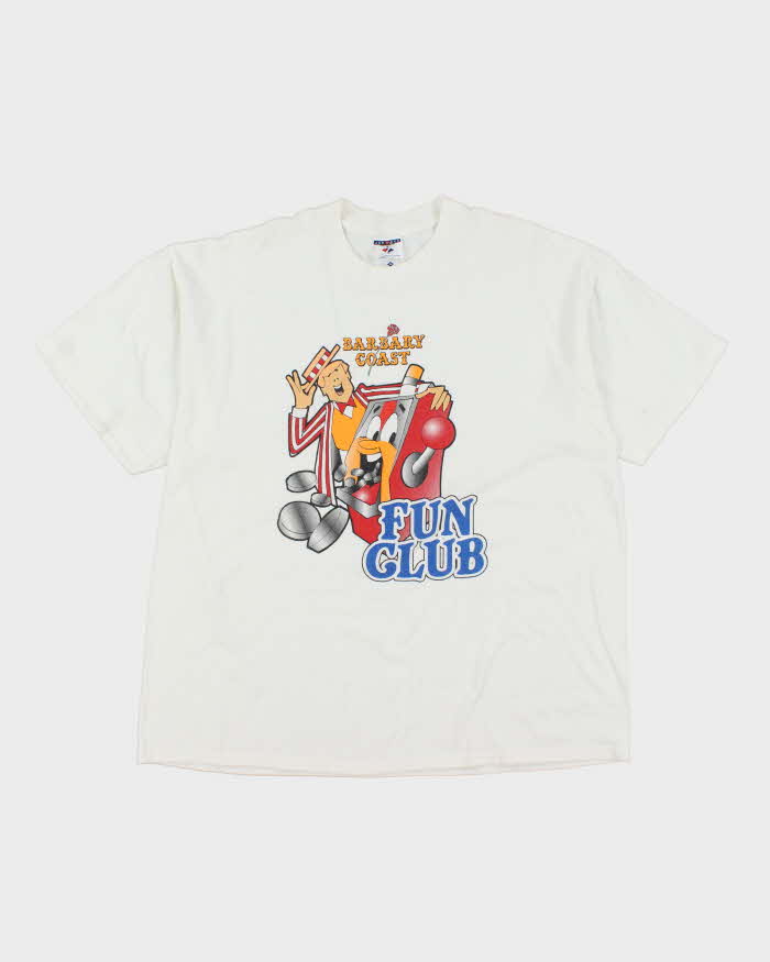 Vintage 2000's Fun Club Casino Graphic T-Shirt - XL