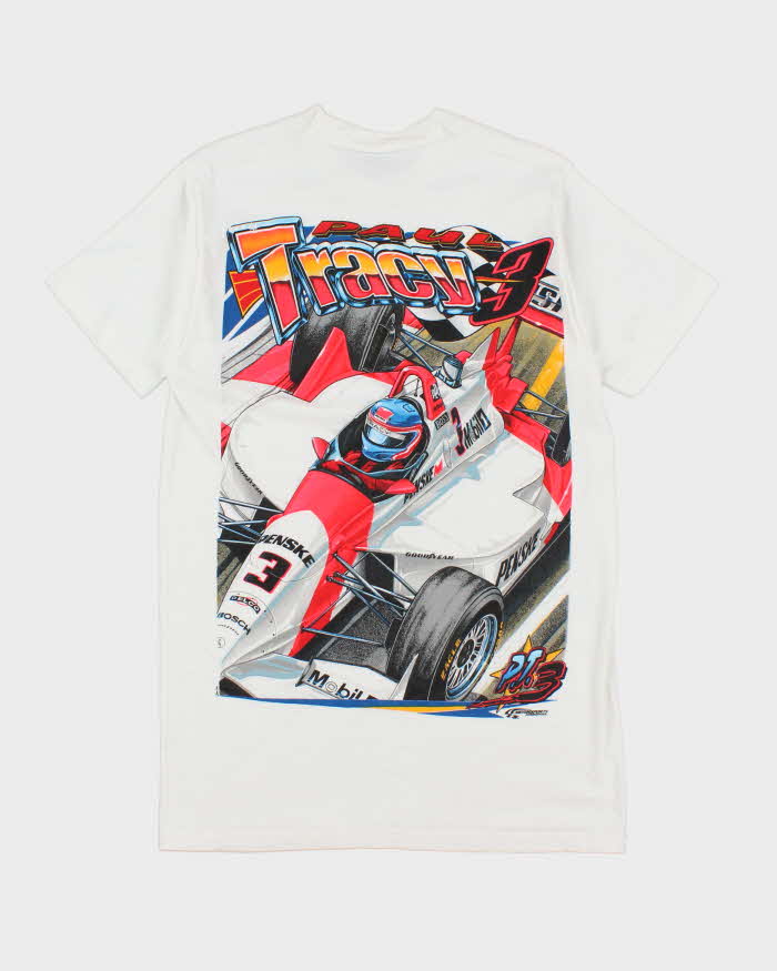 Vintage Paul Tracy Car Racing T-Shirt - M