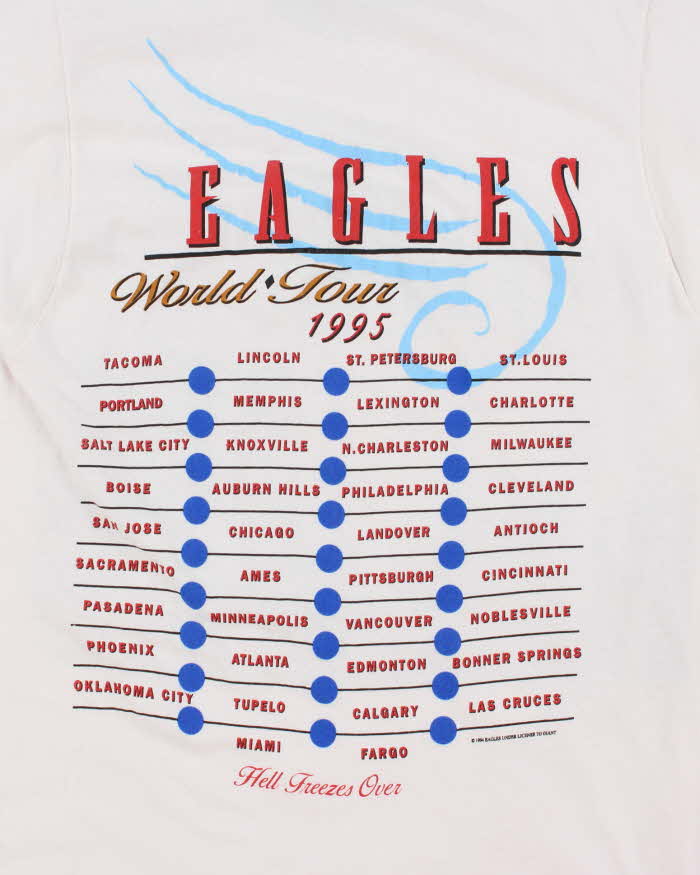 Vintage 90's Eagles Hell Freezes Over Tour T-Shirt - L