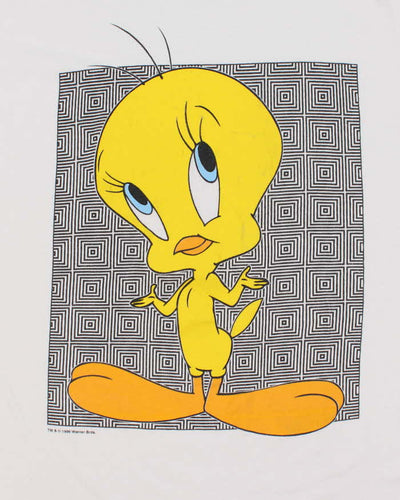 Vintage 90's Looney Tunes Tweety Oversized Graphic T-Shirt - XL