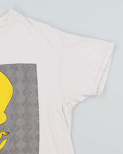 Vintage 90's Looney Tunes Tweety Oversized Graphic T-Shirt - XL