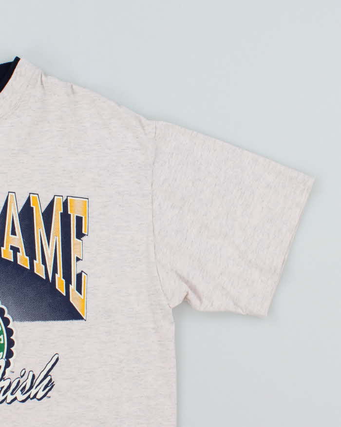 Vintage 90's Notre Dame Fighting Irish Graphic T-Shirt - L