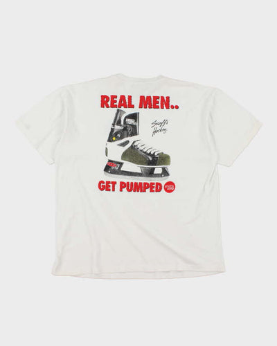 Vintage 2000's Real Men Get Pumped Graphix T-Shirt - XXL