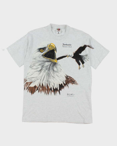 Vintage 90's Parksville Vancouver Eagle Graphic T-Shirt - L